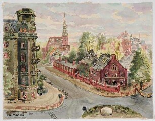 Kiel im Luftangriff - Ruine der Lutherkirche