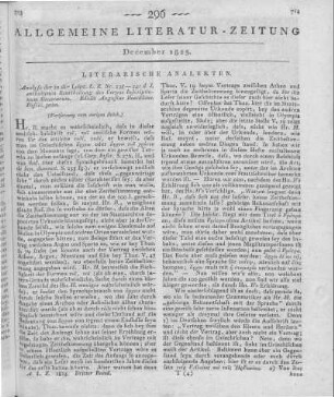 Literarische Analekten