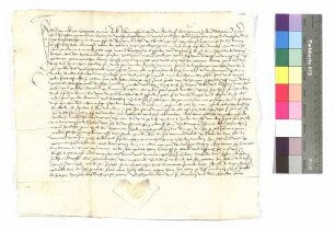 Sigmund von Gebsattel, genannt Rack; reisiger Knecht mit drei Pferden; Siegel: Hans vom Holtz.
