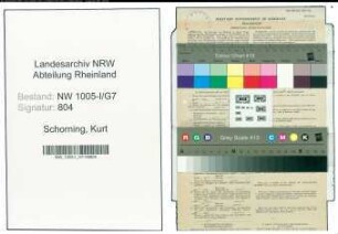 Entnazifizierung Kurt Schorning , geb. 10.09.1901 (Postschaffner)
