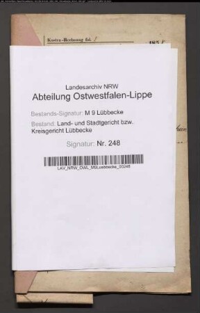 Erblasser: Bartelheim, Catharine, geb. Priesmeyer: