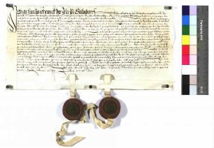 Asimus Schenk d.Zt. zu Gaildorf, lediger unehelicher Sohn des Schenken Erasmus zu Limpurg-Speckfeld, quittiert Schenk Friedrich über 200 Gulden Legat seines Vaters Schenk Erasmus und verzichtet auf alle Ansprüche.
