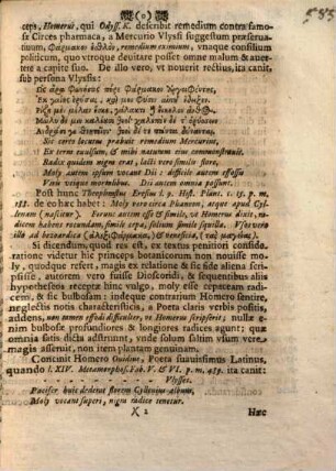 Georgii Wolffgangi Wedelii, Hereditarii In Schwartza, Medicinae Doctoris ... Facvltatis Medicae Decani, Propempticon Inaugurale De Moly Homeri, In Genere