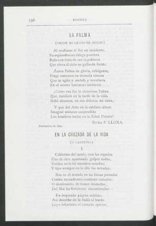 La Palma : (Desde mi lecho de dolor)