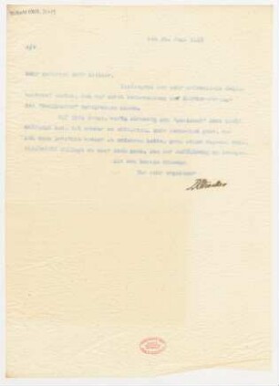 Brief an Julius Bittner : 26.06.1916