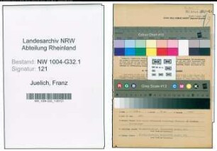Entnazifizierung Franz Juelich , geb. 09.06.1906 (Ingenieur)