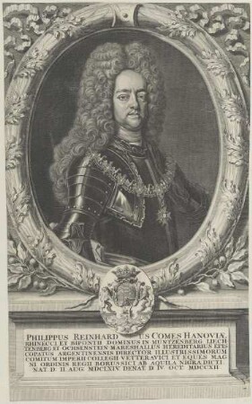 Bildnis des Philippus Reinhardus Hanoviae