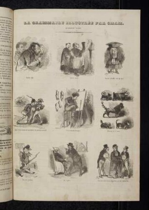 La Grammaire illustrée par Cham - Quatrième leçon