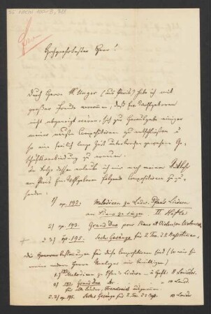 Brief an B. Schott's Söhne : 09.07.1861