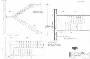 Schwäbisch Hall: Geschoßtreppen OG - DG Empfangsgeb. Wirtschaftsteil