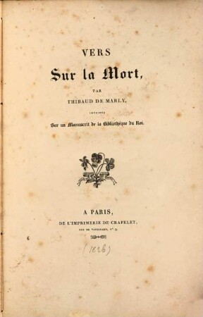 Vers sur la mort