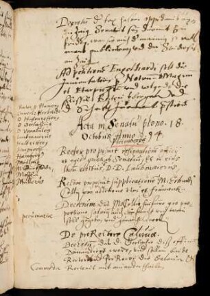 Winterhalbjahr 1594/1595. Rektorat Andreas Laubmair
