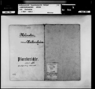 Münster (Creglingen): Pfarrberichte und Pfarrbeschreibungen