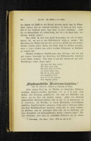"Psychopathische Minderwertigkeiten"
