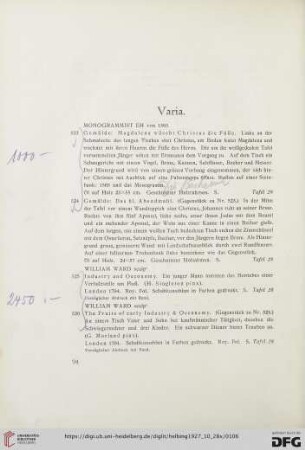 Varia (Nr. 523-552)