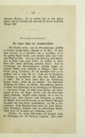 Vierzehntes Kapitel: Die letzten Jahre der Fremdherrschaft