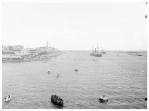 Port Said (Ägypten). Hafeneinfahrt