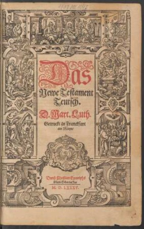 Das Newe Testament Teutsch.
