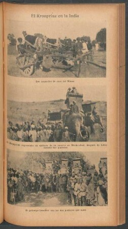 El Kronprinz en la India - [Ilustración]