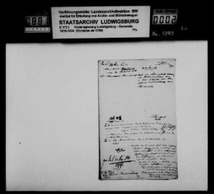 Periodische Berichte der Oberämter über die Geburten (Geburtsberichte) für 1842/43