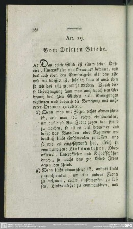 Art. 19. Vom Dritten Gliede