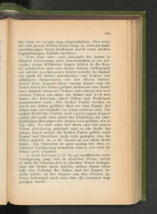 9) Die Kapselvornähung von Knapp.