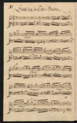Christ lag in Todesbanden; org; BWV 695