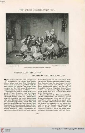 17: Wiener Ausstellungen: Secession und Hagenbund