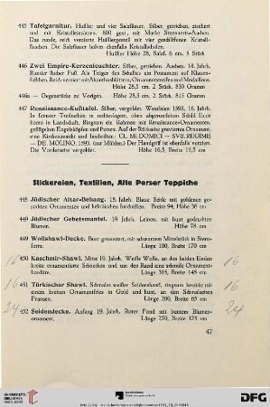 Stickereien, Textilien, Alte Perser Teppiche (Nr. 448-498)