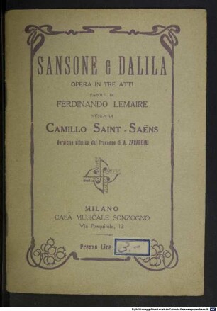 Sansone e Dalila