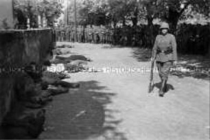 Geisel-Hinrichtung in Pancevo durch Waffen-SS und Wehrmacht