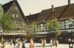 "Kleiner Markt". Detmold. Marktplatz