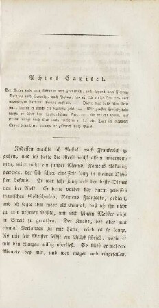 Achtes Capitel