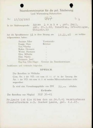Lemke, Agnes