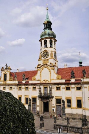 Loreto-Kirche : Die barocke Loreto-Wallfahrtskirche, aufgenommen in Prag am 31. Juli 2009. Foto Uwe Gerig