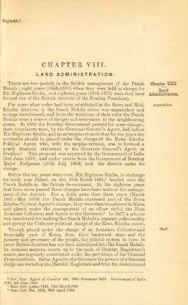 Chapter VIII. Land administration