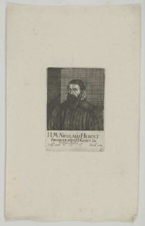 Bildnis des Nicolaus Herold