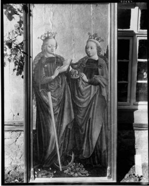 Kloster Lichtental Altarflügel mit Heilige Katharina und Barbara (um 1510)