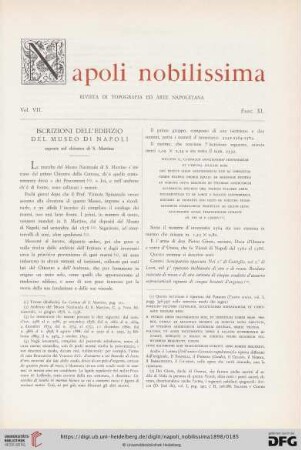 Iscrizioni dell'edifizio del Museo di Naoli esposte nel chiostro di S. Martino
