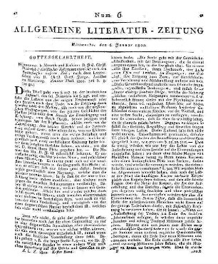 Doederlein, J. C.: Christlicher Religionsunterricht nach den Bedürfnissen unserer Zeit. T. 10. Hrsg. von C. G. Junge. Nürnberg: Monath & Kußler 1801