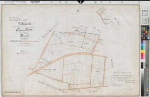 Rheine (Rheine), Zusammenlegung Rheine, Urkarte II Rheine Stadt Flur 8