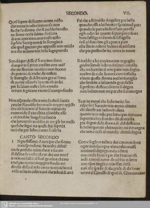 Canto Secondo