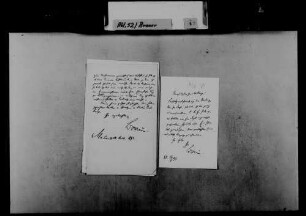 Arthur von Brauer, Berlin, an Karl von Reck: Zurücksendung eines Vortrags, 28.04.1893.