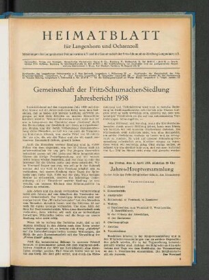 Jahres-Hauptversammlung