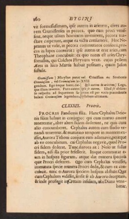 CLXXXIX. Procris.