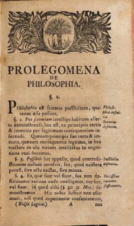 Cogitationes Rationales De Viribus Intellectus Humani Earumque Usu Legitimo In Veritatis Cognitione : Cum Iis, Qui Veritatem Amant, Communicatæ Et Nunc Ex Sermone Germanico In Latinum Translatæ