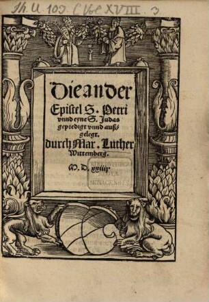 Die ander Epistel S. Petri, und eine S. Judas geprediget und außgelegt