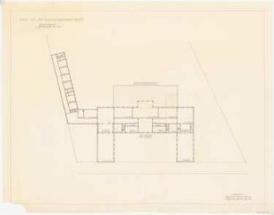 Haus des Reichspropagandaministers Joseph Goebbels, Berlin-Mitte: Vorentwurf Grundriss Erdgeschoss 1:200
