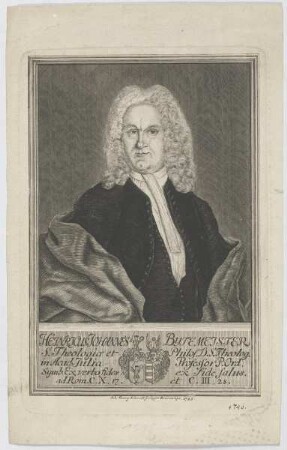 Bildnis des Henricus Johannes Bytemeister