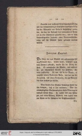 Zweytes Kapitel